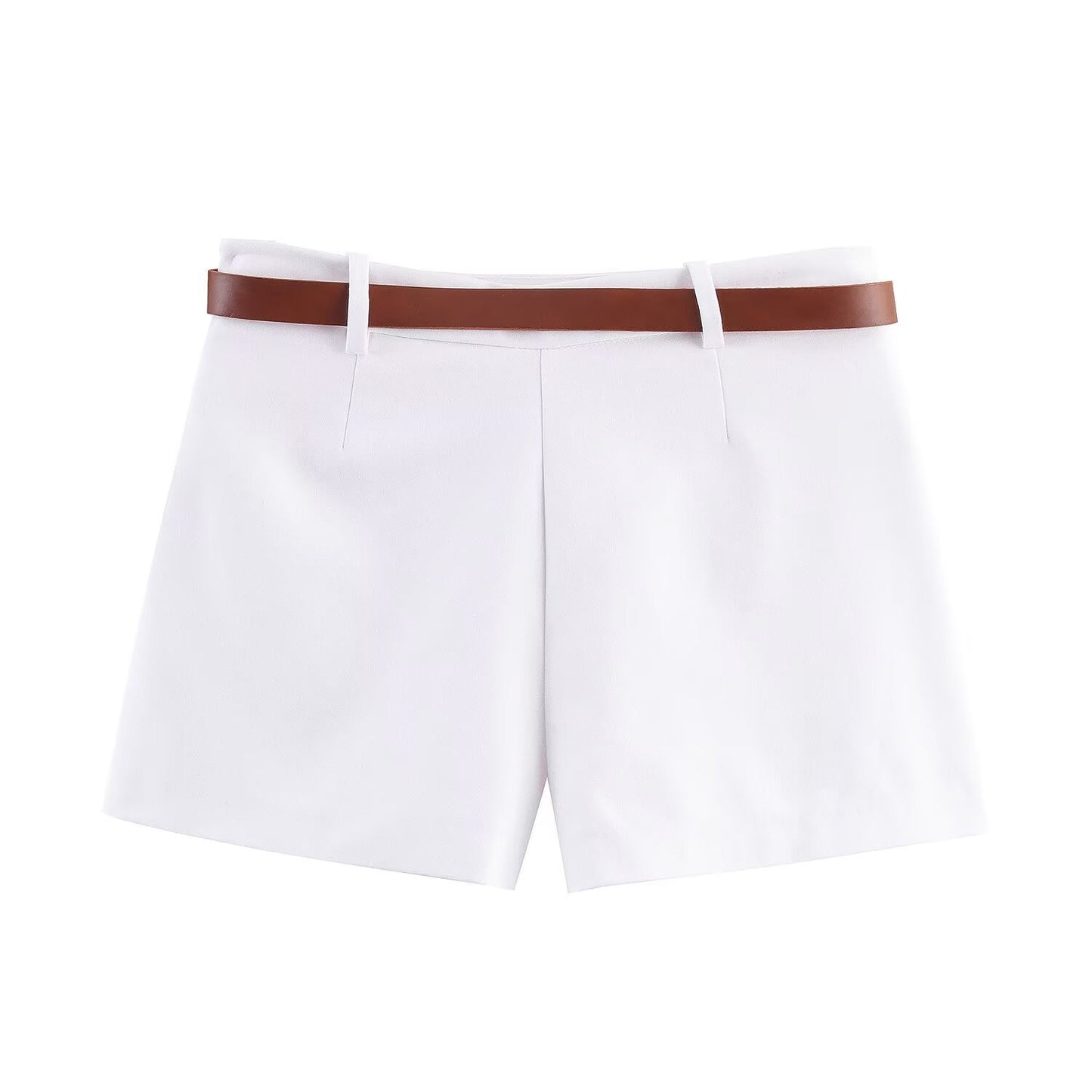 Essential Belted Wrap Shorts