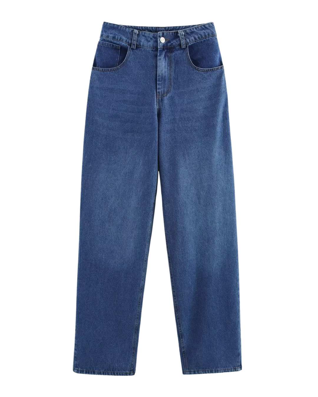 Essential Wide-Leg Jeans - Blue