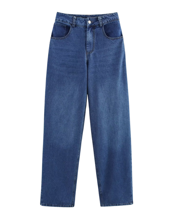 Essential Wide-Leg Jeans - Blue
