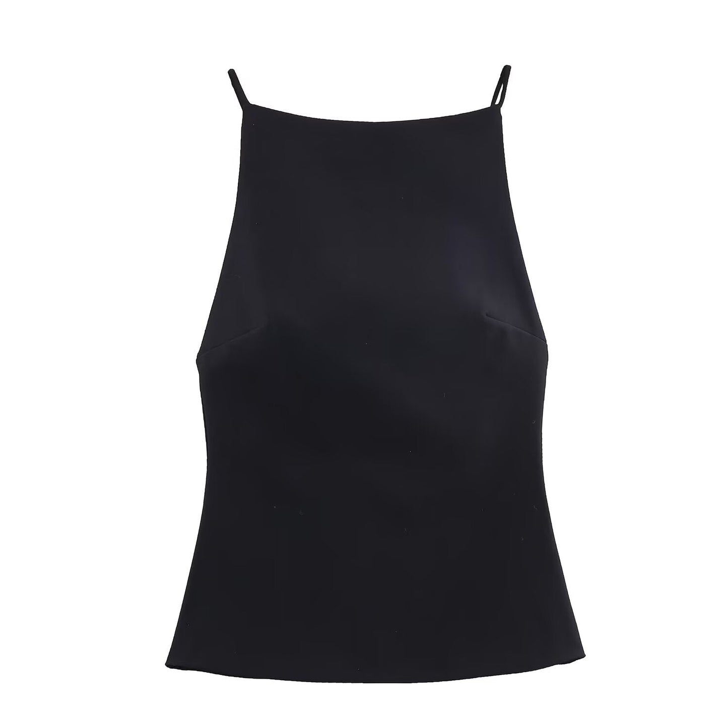 Studio Essential Strap Top - Black