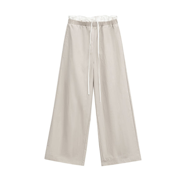 Essential Drawstring Pants - Beige