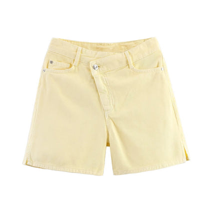 Vintage Cross Waist Shorts