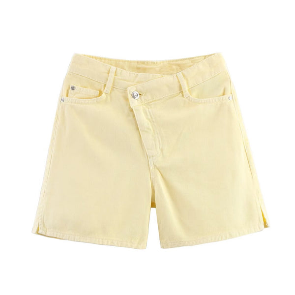 Vintage Cross Waist Shorts