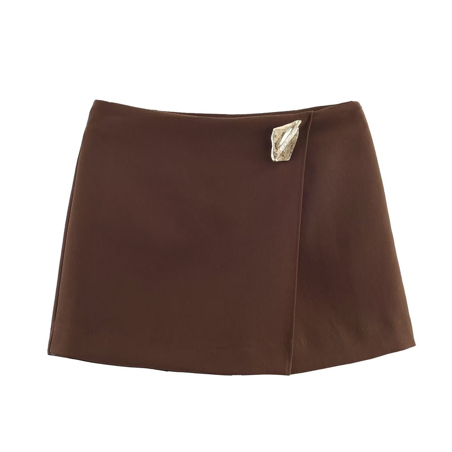 Essential Metal Accent Wrap Shorts