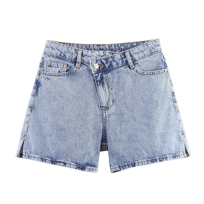 Vintage Cross Waist Shorts