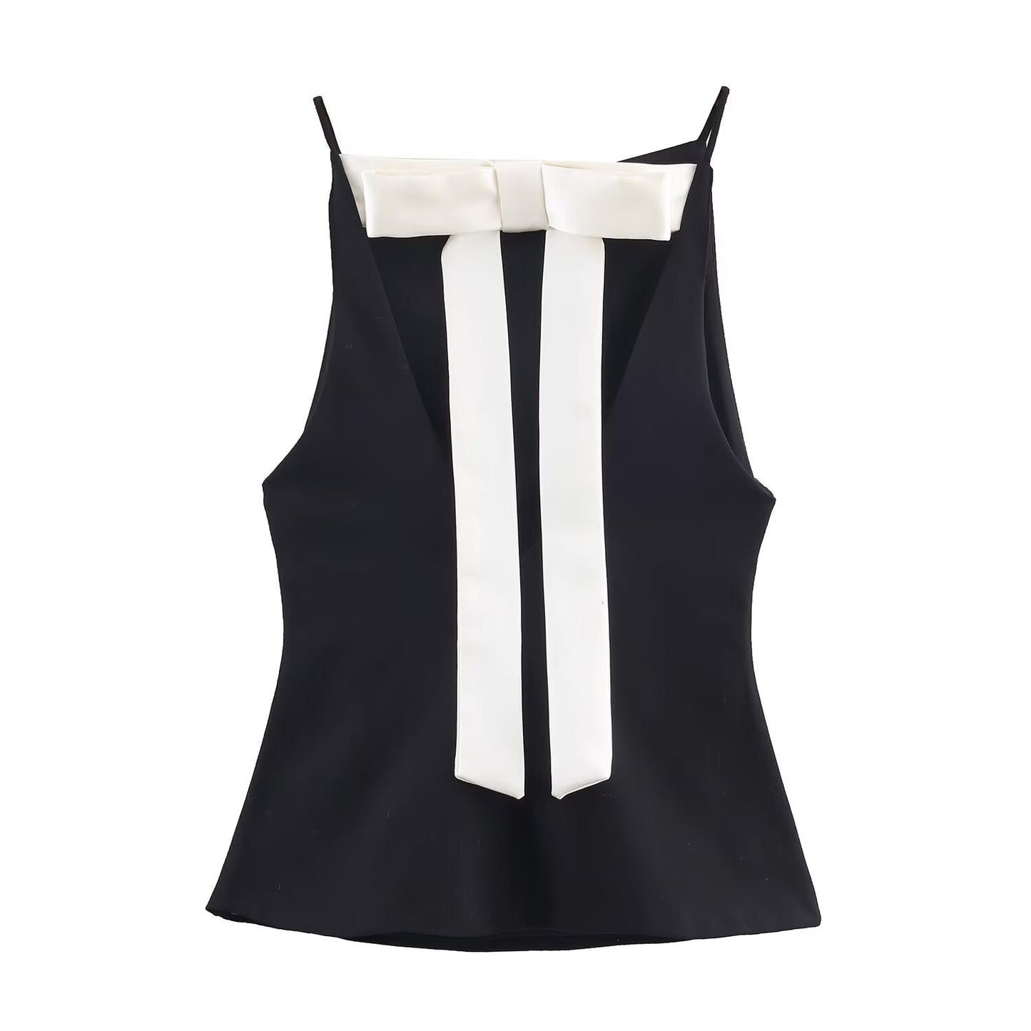 Studio Essential Strap Top - Black