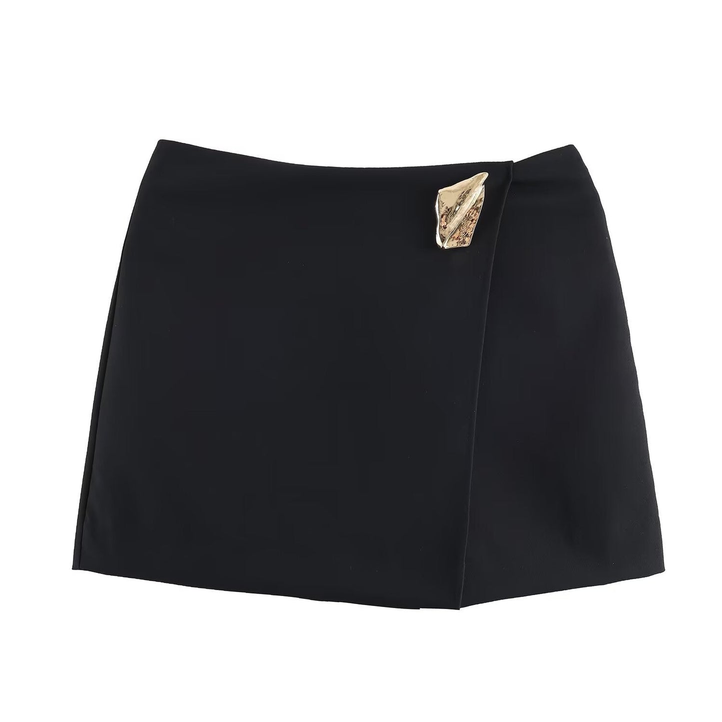 Essential Metal Accent Wrap Shorts