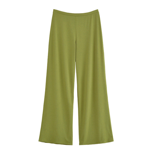Essential Fluid-Drape Pants - Green